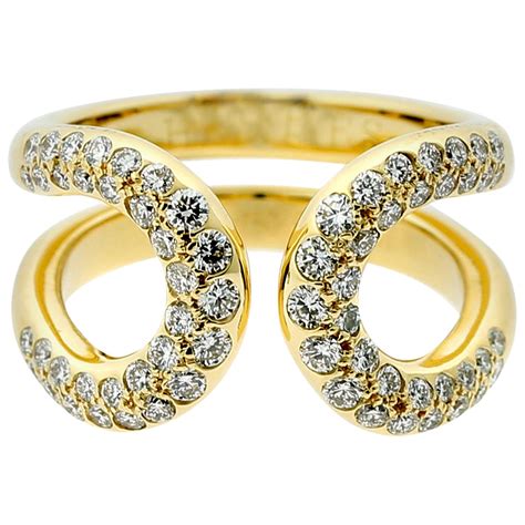 hermes gold rings